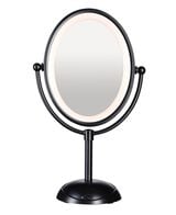 LED Lighted Mirror - Matt Black